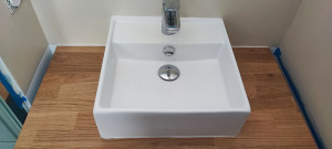 Photo de galerie - Pose et raccordement de Lavabo 