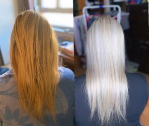 Photo de galerie - Ombré blond polaire