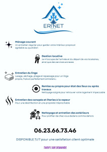 Photo de galerie - Services de ménage, nettoyage, entretien du linge et conciergerie 