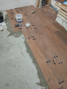 Photo de galerie - Pose de carrelage 