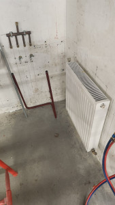 Photo de galerie - Pose radiateur 
