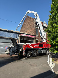 Photo de galerie - Coulage dalle béton 