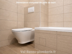 Photo de galerie - Rénovation complète de salles de bains