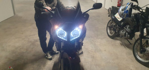 Photo de galerie - Installation projecteurs bi led 