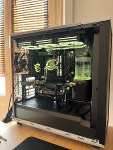 Photo de galerie - Montage PC avec Watercooling custom