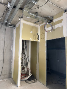 Photo de galerie - Création des cloisons acoustique 