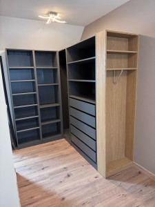 Photo de galerie - Montage et installation dressing 