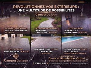 Photo de galerie - Béton imprimé 