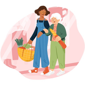 Photo de galerie - Aide aux courses 