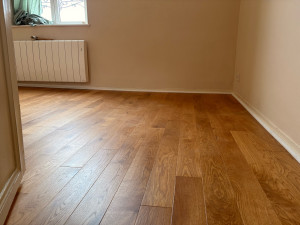 Photo de galerie - Pose d’un parquet massif 