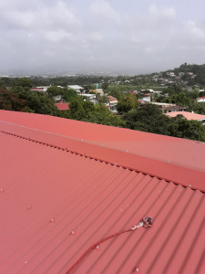 Photo de galerie - Peinture de toute la toiture. 