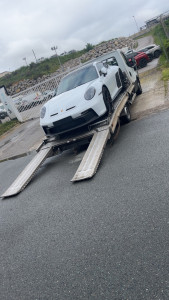Photo de galerie - Rapatriement de cette jeune Porsche gt3rs (véhicule très bas )