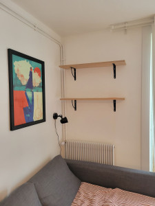 Photo de galerie - Pose d'étagères 
