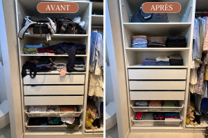 Photo de galerie - Rangement dressing 