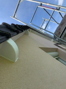 Photo de galerie - Dessous de toit pvc + cache panne