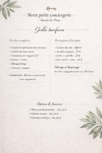 Photo de galerie - Grille Tarifaire