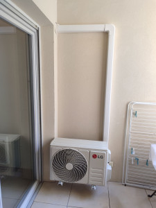 Photo de galerie - Installation clim mono-split LG 3,5 kW 