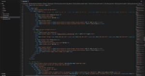 Photo de galerie - Codage d'un site