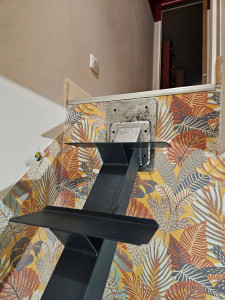 Photo de galerie - Adaptation d'un escalier en métal 