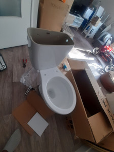Photo de galerie - Avant l'installation de toilette 