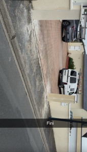 Photo de galerie - Reprise enduit gratté sur Pilier