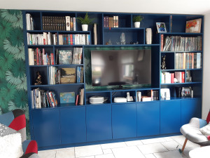 Photo de galerie - Bibliothèque sur mesure
