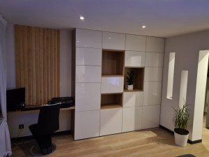 Photo de galerie - Assemblage de meubles ikea avec création d'un coin bureaux
