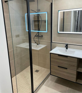Photo de galerie - Renovation complète d’une salle de bains 