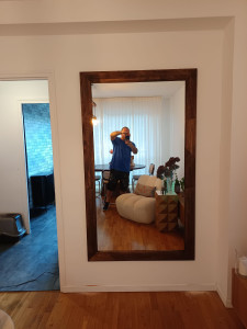 Photo de galerie - Pose de miroir 