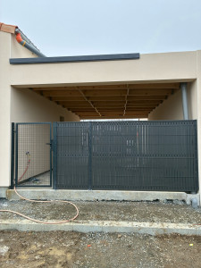 Photo de galerie - Pose de clôture et portillon 