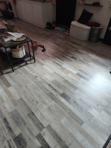 Photo de galerie - Pose de parquet - Revêtement de sol