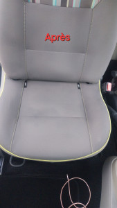 Photo de galerie - Siège après  nettoyage 