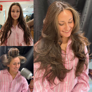 Photo de galerie - Coupe butterfly cheveux long et remise en beauté 