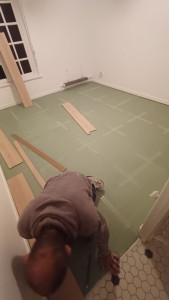 Photo de galerie - Pose de parquet - Revêtement de sol