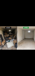 Photo de galerie - évacuation des déchets d’un garage 