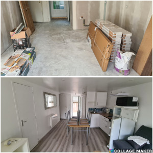 Photo de galerie - Avant/Après rénovation d'un studio