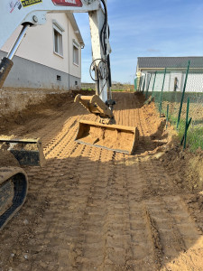 Photo de galerie - Création d’une allée.