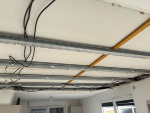 Photo de galerie - Reprise d’un plafond après inondations 