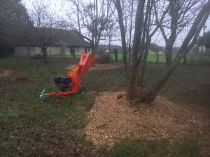 Photo de galerie - Broyeuse de branche très efficace