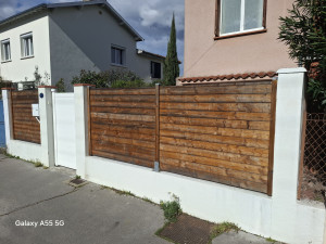 Photo de galerie - Muret plus clôture 