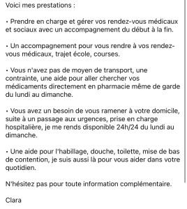 Photo de galerie - Dans un but précis, celui de vous sentir serein sur votre parcours médico-sociaux et de déléguer cette tâche à une professionnelle de santé, pour vous aider, guider dans votre quotidien. 