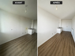 Photo de galerie - Reprise de peinture suite aux départs de locataires