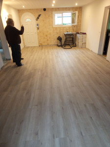 Photo de galerie - Pose de parquet flottant 