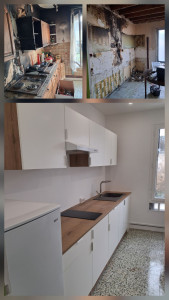 Photo de galerie - Rénovation complète d'une cuisine 