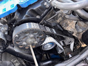 Photo de galerie - Changement distribution +pompe à eau golf 5 1.9 tdi 