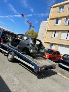 Photo de galerie - Enlèvement d’épave 