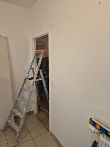 Photo de galerie - Poser une porte colissante