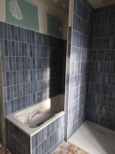 Photo de galerie - Faïence murale salle de bain