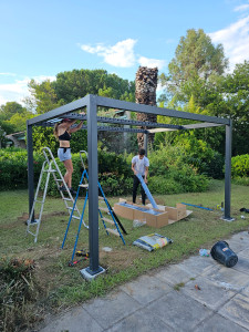 Photo de galerie - Montage pergola