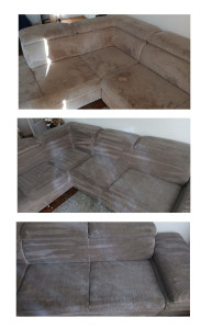 Photo de galerie - Prestation nettoyage canapé 
